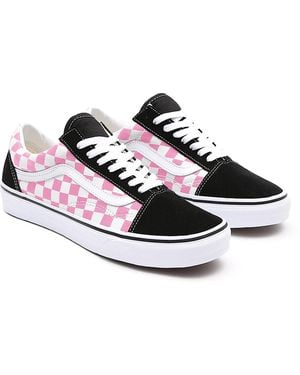 Vans Personalisierbare Checkerboard Old Skool, Damen, Größe - Weiß