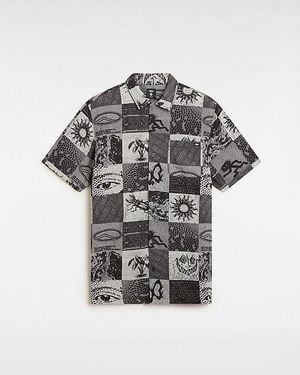 Vans Camp Classic Collar Woven Shirt /Blk) - Grey