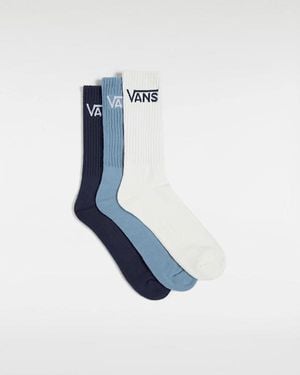 Vans Calzettoni Classic (3 Paia) Uomo, Taglia - Blu