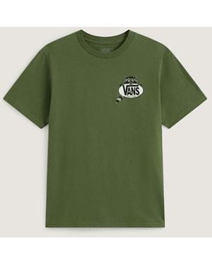 Vans Kids Dumpster Raccoon T-Shirt (8-14 Years) - Green
