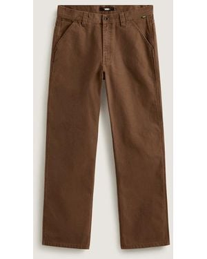Vans Pantalones De Estilo Carpintero Y Corte Holgado Drill Chore, Hombre, Talla - Marrón