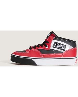 Vans Youth Half Cab Decon Shoes (8-14 Years) - Red
