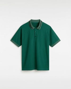 Vans Skate Polohemd Aus Netzstoff, Mann, Größe - Grün