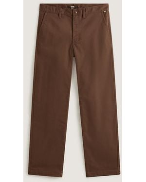 Vans Authentic Chino Straight Trousers - Brown