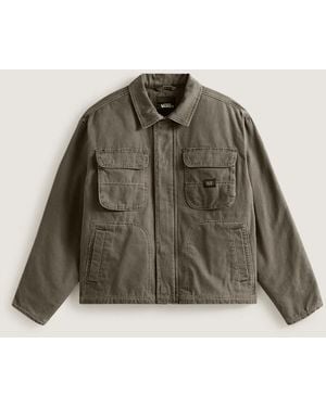 Vans Umber Pigment Canvas Jacket - Natural