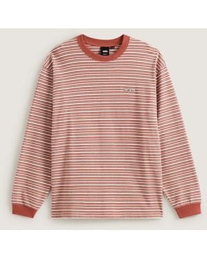 Vans Wesley Stripe Long Sleeve Knit Shirt - Pink