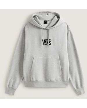 Vans Stretch Logo Pullover Hoodie - Grey