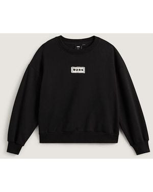 Vans Sudadera De Cuello Redondo Upworn Retro, Mujer, Talla - Negro