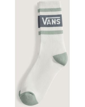 Vans Drop V Crew Socks (1 Pair) - White