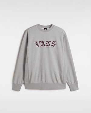 Vans Felpa Girocollo Original Standards, Uomo, Taglia - Grigio
