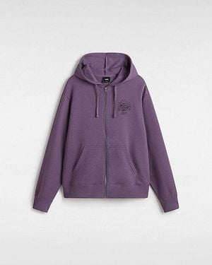 Vans Wellness Blousant Zip Pullover Hoodie (Grape Jam) - Purple