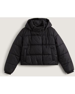 Vans Hillgate Cropped Pufferjacke, Damen, Größe - Schwarz