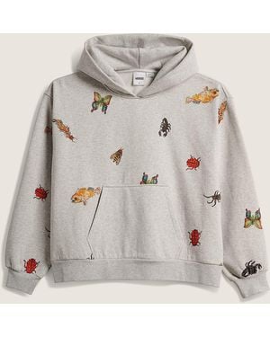 Vans Felpa Con Cappuccio Za Bug Out, Donna, Taglia - Grigio