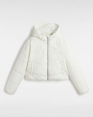 Vans Mte Foundry Crop Puff Hood - White