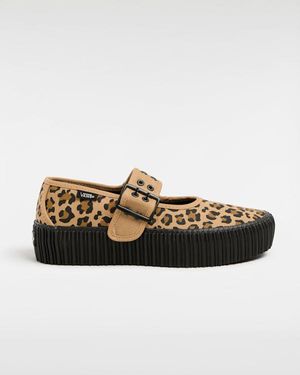 Vans Mary Jane Creeper Shoes - Brown