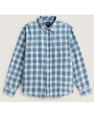 Vans Lawson Solid Oxford Long Sleeve Shirt - Blue