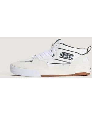 Vans Skate Half Cab Wafflecup Shoes - White