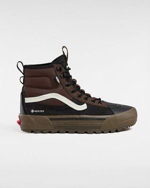 Vans Mte Sk8-Hi Gore-Tex Shoes (Demitasse/Gum) - Black