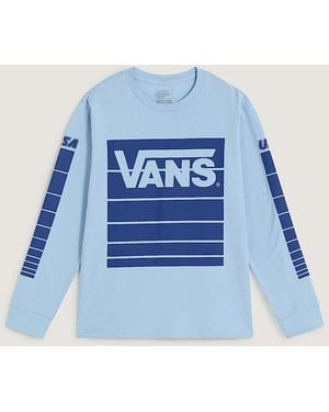 Vans Fast Terrain Ls Tee Soft Slate - Blue