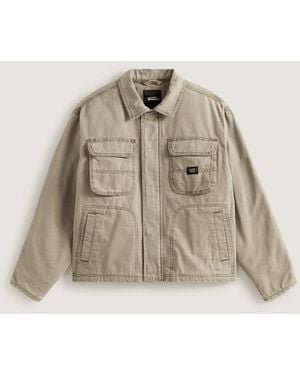 Vans Umber Pigment Canvas Jacket - Natural