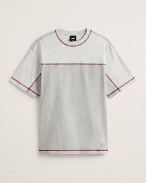 Vans Contrast Stitch Loose Fit Ss Tee Ash Heather - Grey