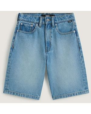 Vans Kids Check-5 Baggy Denim Shorts (8-14 Years) - Blue