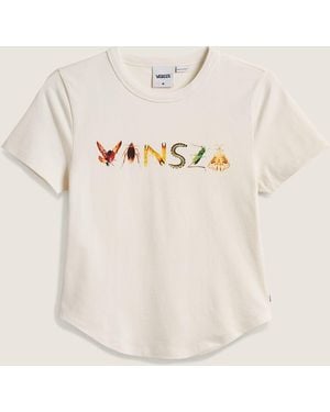 Vans Za Baby Tee, Damen, Größe - Natur