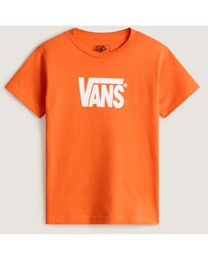Vans Kids Stretch Logo T-Shirt (8-14 Years) - Orange
