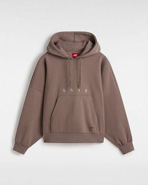 Vans Skate Wire Loose Pullover Hoodie (Deep Taupe) - Brown