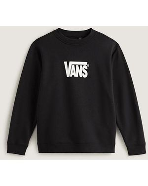 Vans Kids Stretch Logo Crew Sweatshirt (8-14 Years) - Black