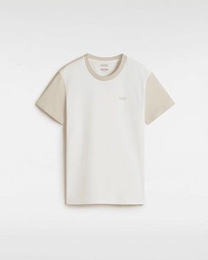Vans Colourblock T-Shirt - Natural