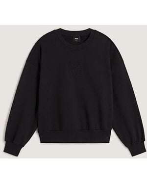 Vans Ellipse Retro Rundhalspullover, Damen, Größe - Schwarz