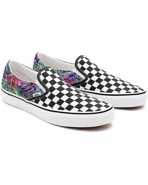 Vans Customs Brush Strokes Slip-On - White