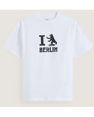 Vans Berlin Skate Ss T-Shirt Weiss, Herren, Größe - Weiß