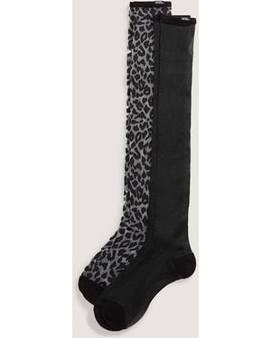 Vans Ang Knee Hi Socks (2 Pairs) Size: L (8.5-12​ - Black