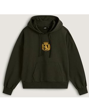 Vans Berlin Crest Retro Pullover Hoodie, Mujer, Talla - Verde