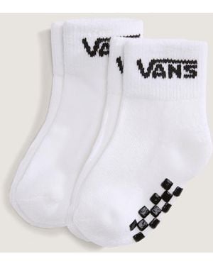 Vans Calcetines Altos Classic De Niños (2 Pares) Talla - Blanco
