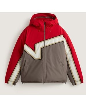 Vans 90's Big Block Hooded Puffer Jacket - Red