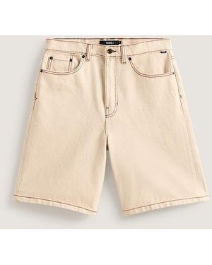 Vans Check-5 Baggy-Denim-Shorts, Herren, Größe - Natur