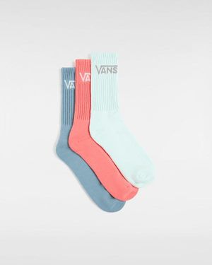 Vans Calzettoni Classic (3 Paia) Uomo, Taglia - Bianco