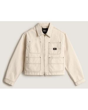 Vans Emily Boxy Work Wear Jack, Vrouw, Grootte - Naturel