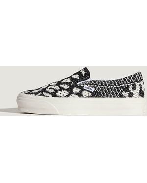 Vans Premium Classic Slip-On Schuhe, Herren, Größe - Schwarz