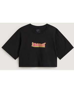 Vans Y2K Boho Relax Crop T-Shirt - Black