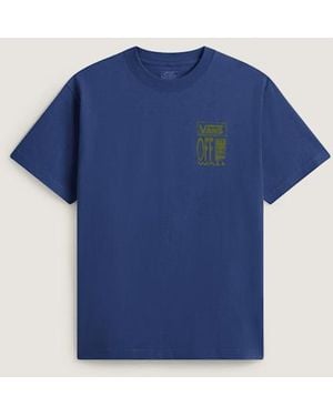 Vans Cut And Paste Ss Tee True - Blue