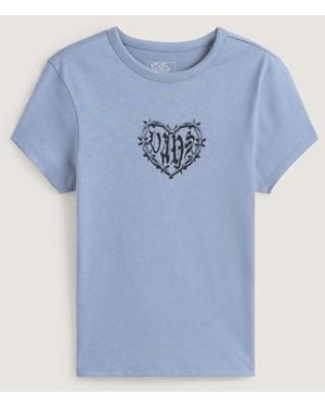 Vans Barbed Heart T-Shirt - Blue