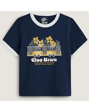 Vans Milano Ciao Brera Ringer T-Shirt - Blue