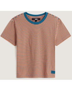 Vans Salton Stripe T-Shirt - Blue