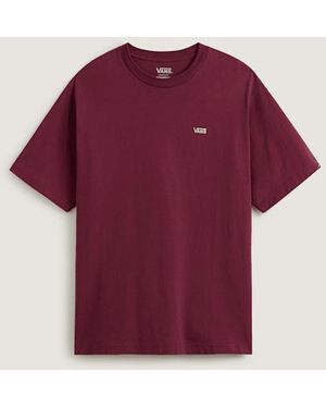 Vans Left Chest Logo Ii T-Shirt, Herren, Größe - Rot