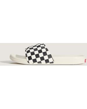Vans Checkerboard La Costa Slide-On, Herren, Größe - Weiß
