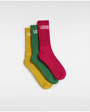 Vans Calzettoni Classic (3 Paia) Uomo, Taglia - Bianco